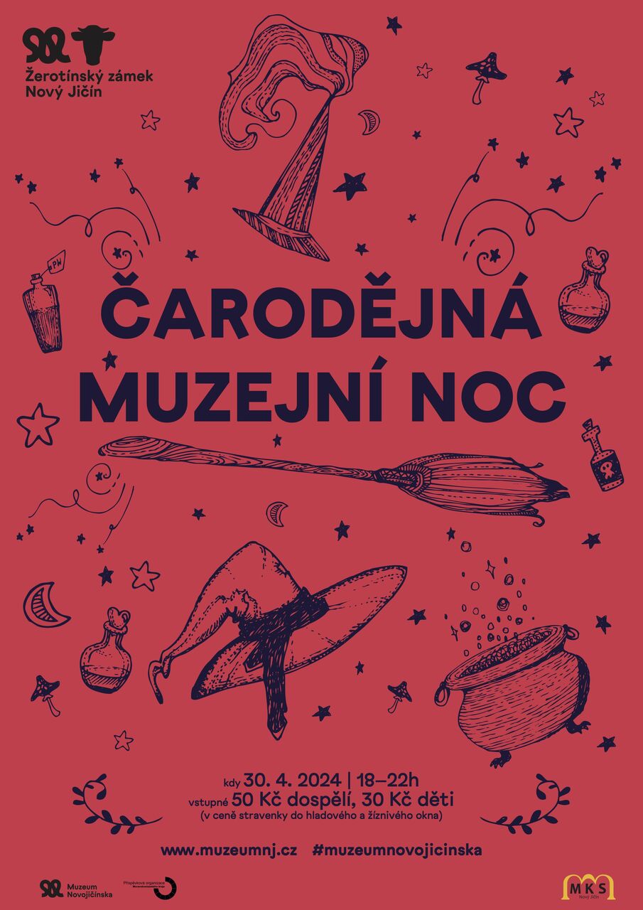 plakat A2_carodejnice 2024 ČARODĚJN&Aacute; MUZEJN&Iacute; NOC